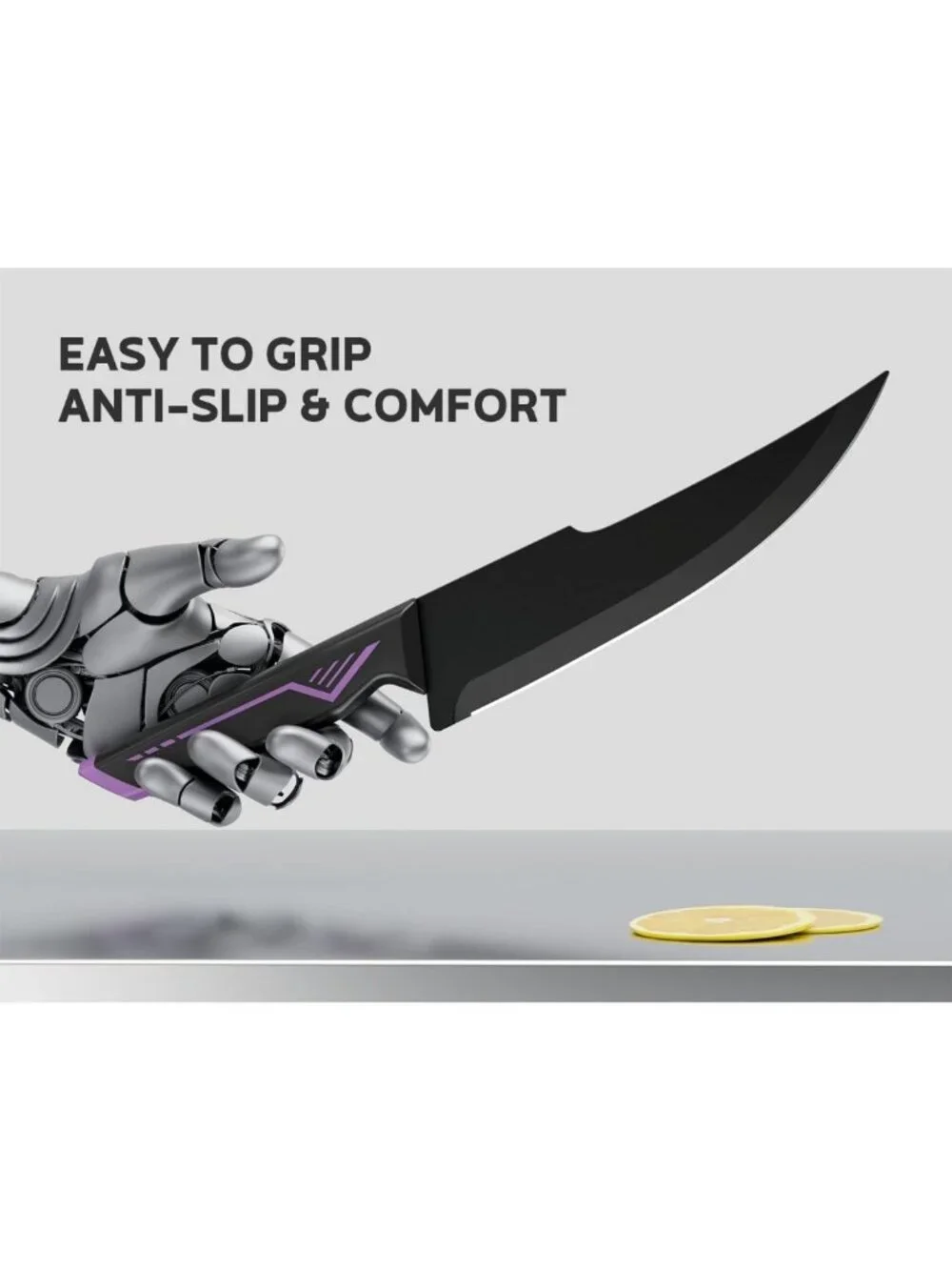 15-Piece Kitchen Knife Set with Built-in Sharpener & Storage Block - Essential